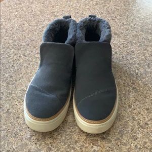 TOMS Paxton Slip-Ons in Forged Iron,great for fall